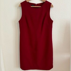 Talbots Women’s Wool Blend Dress Deep Red Size 12 | Cocktail Dress | Wedding |